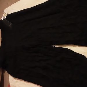 Alfani black lace culottes size 14